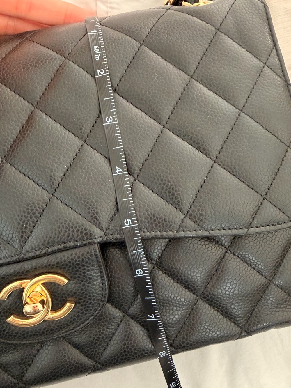 CHANEL Black Quilted Shoulder Bag with Gold Hardware - Picture 11 of 12